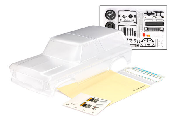 Traxxas 9240 - Carrocería transparente completa Ford Bronco (1979)