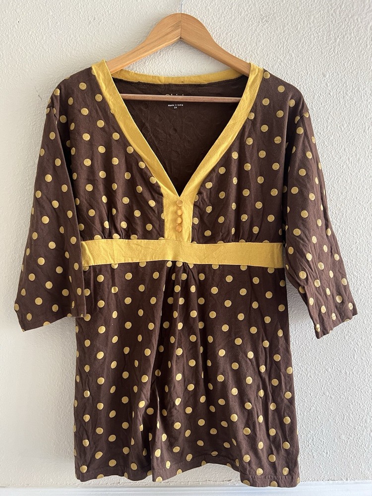 Desiree Polka Dot Lace Tie Back Top Plus Size 2X Y2K Babydoll Cottagecore Preppy