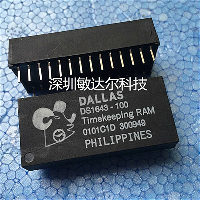 1PCS DS1643-100+ DS1643-100 DS1643 DIP