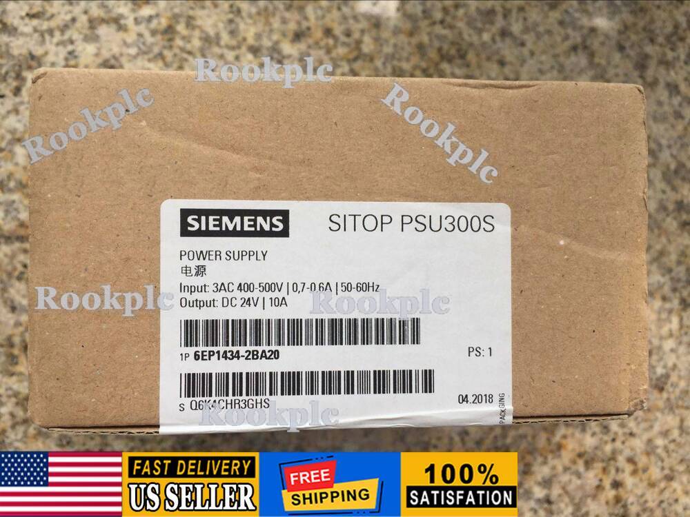 New Siemens 6EP1434-2BA20 Power Supply In Box 6EP14342BA20