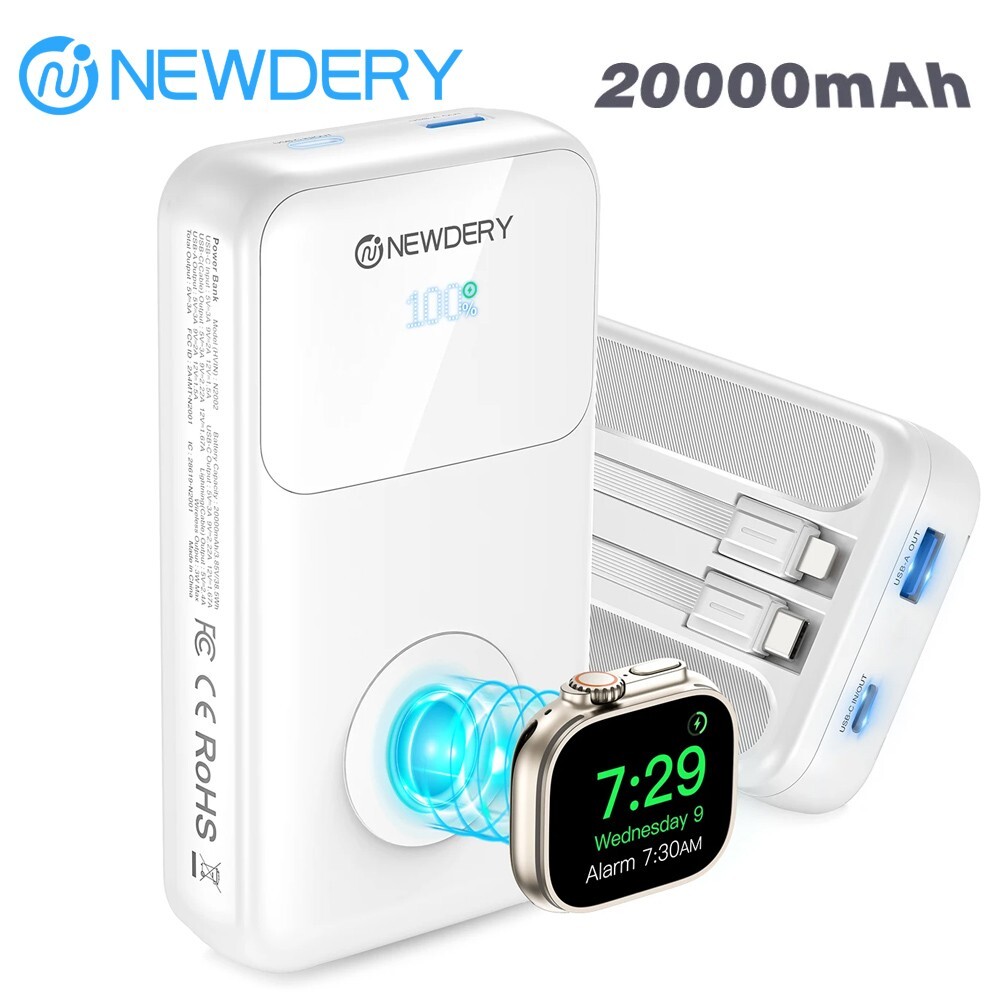 Power Bank for Apple Watch/iPhone/Samsung PD 20W Fast Charging Battery Pack