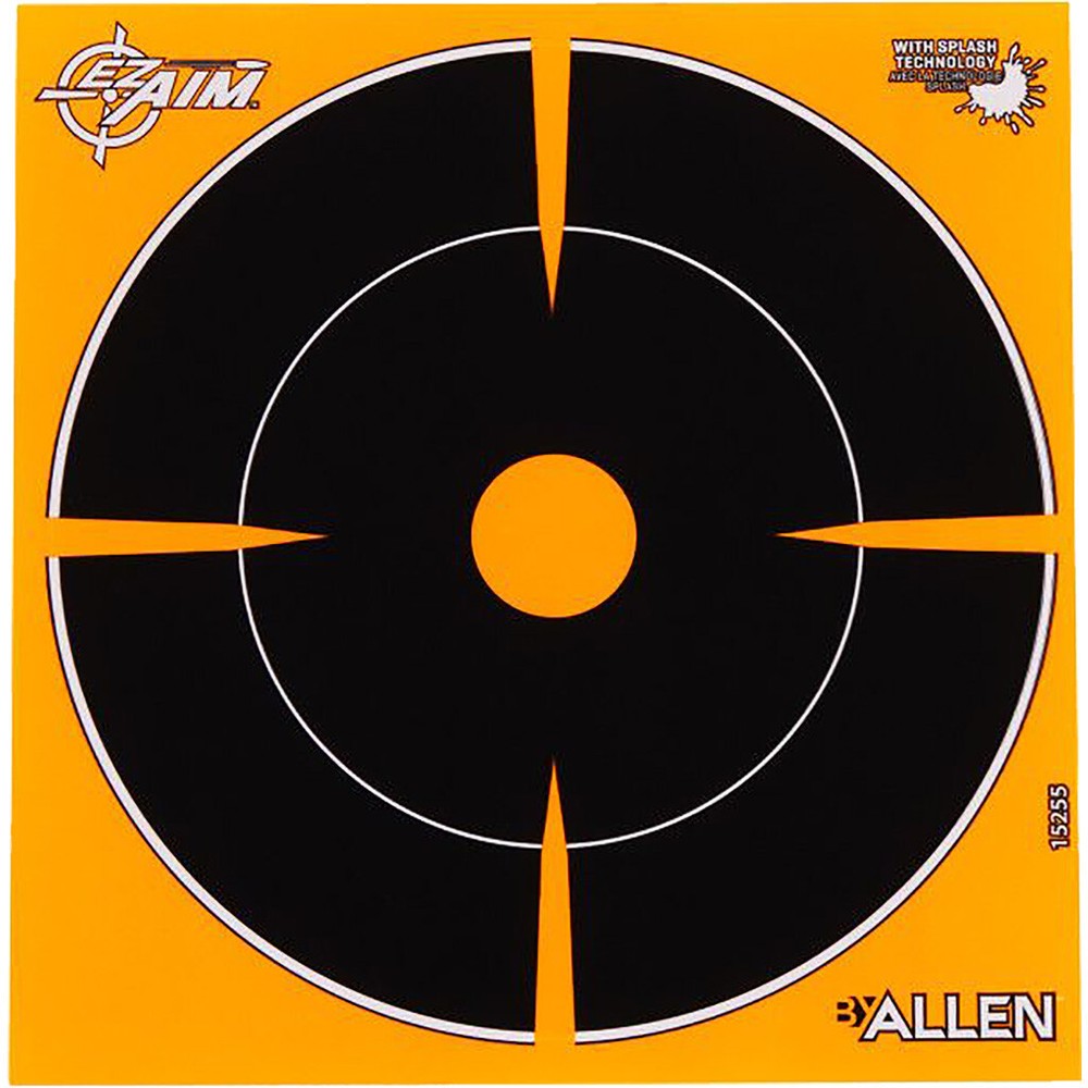 EzAim Splash Bullseye 6-inch Adhesive Targets 12-Pack