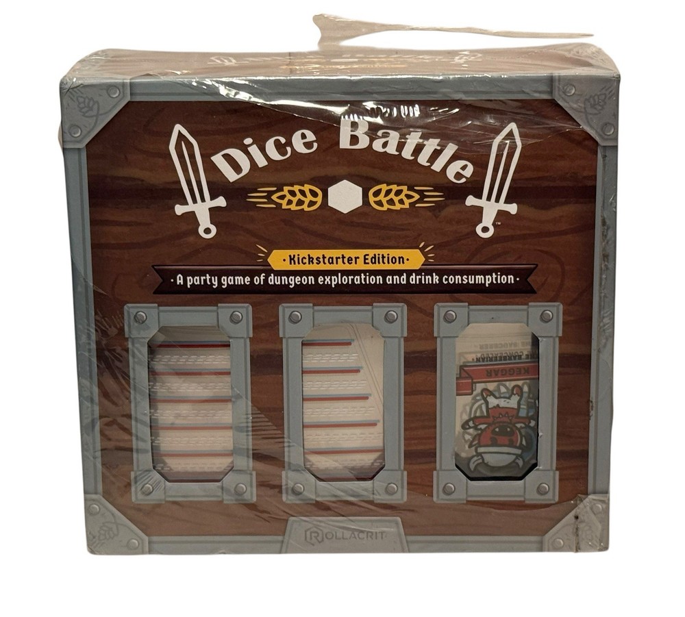Dice Battle Kickstarter Edition Pre Hero’s Of Barcadia - NEW
