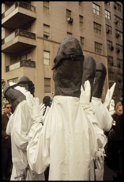 New York NY 1969 Anti Vietnam War Demonstration Protest Costumed Activists