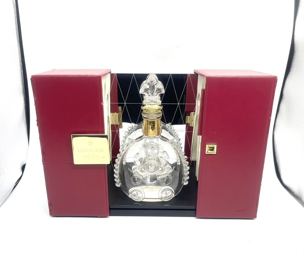 Remy Martin Louis XIII Baccarat Crystal Empty Bottle With Box Rare Collectible
