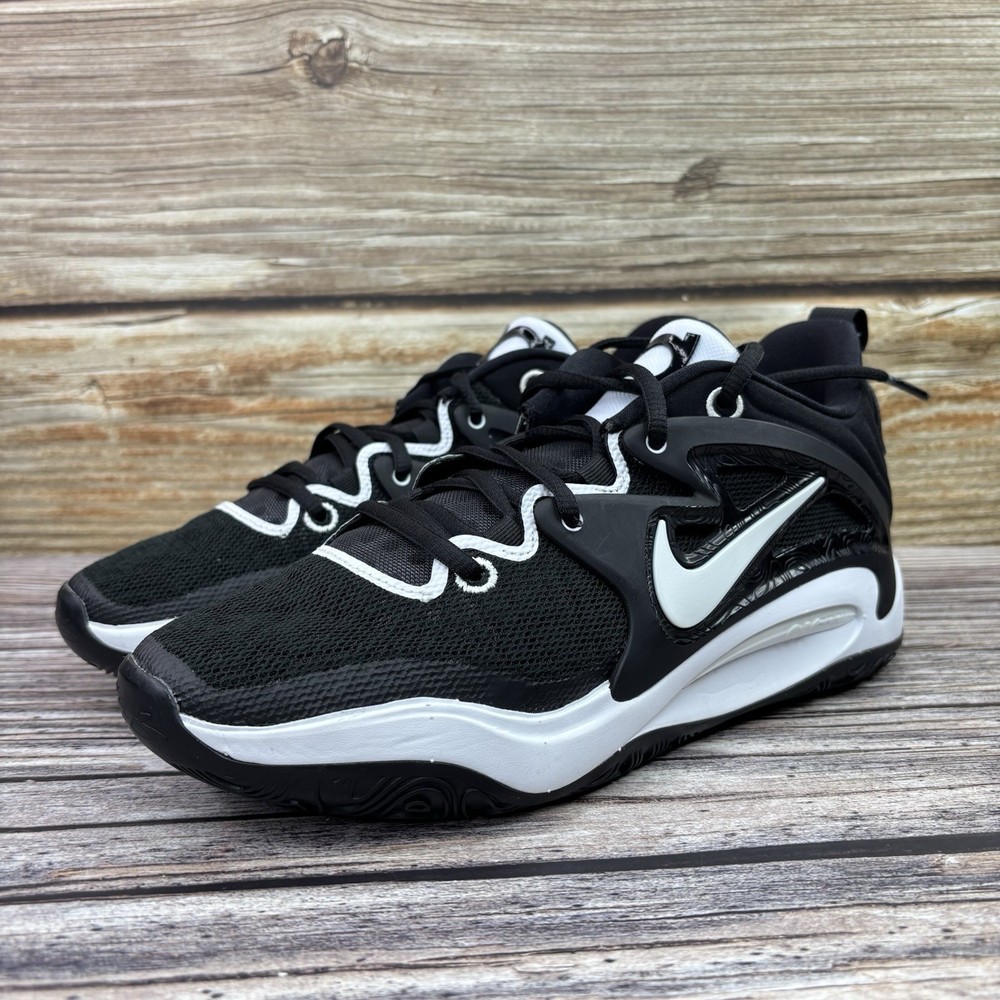 Mens Size 8 Nike KD 15 TB Promo Black White Basketball Shoes DX6648-002