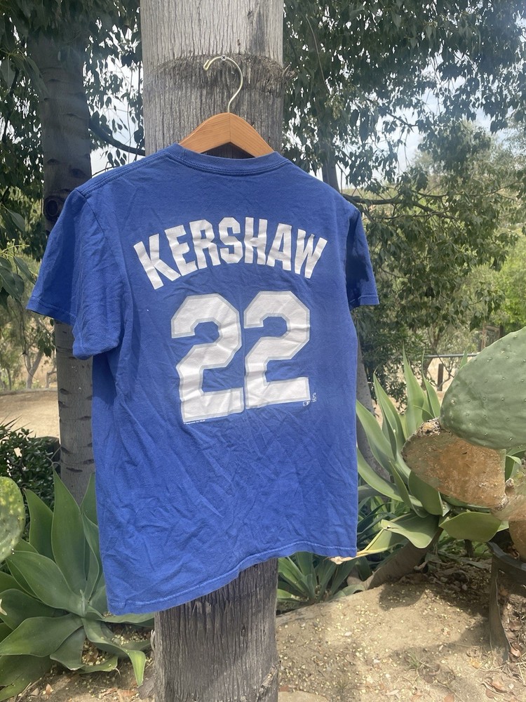 Vintage 2000s Los Angeles Dodgers Kershaw Tshirt Size Small Women’s Or Kid