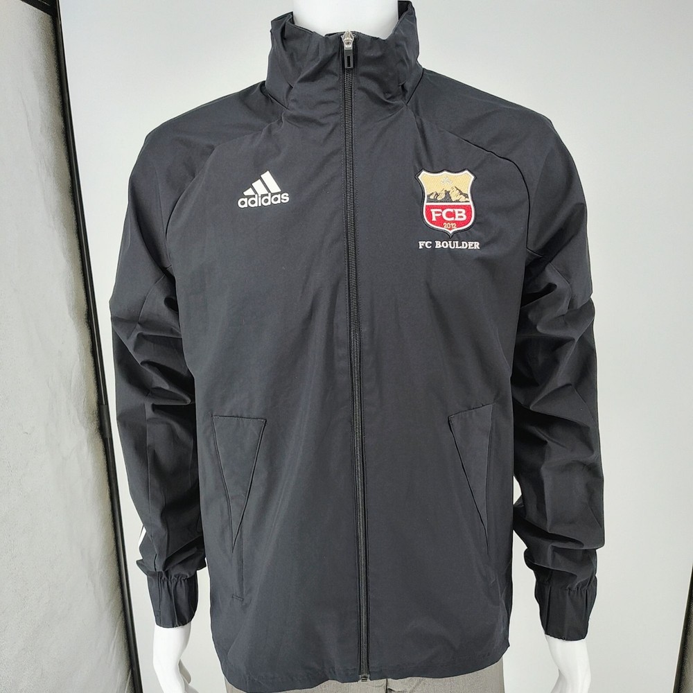 Adidas Mens FC Boulder 2012 Condivo 20 All Weather Windbreaker Soccer Jacket (S)