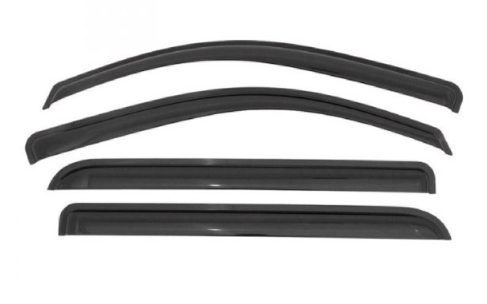 AVS 94629 Set of 4 Smoke Ventvisor Acrylic Window Deflectors for Toyota Camry