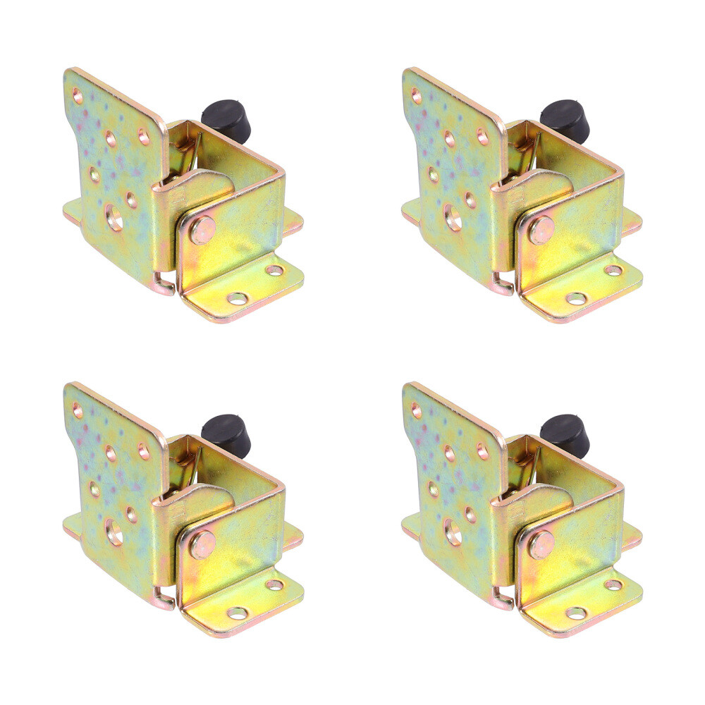 4 Pcs Table Leg Brackets Folding Hinge Easy to Match Small Furniture