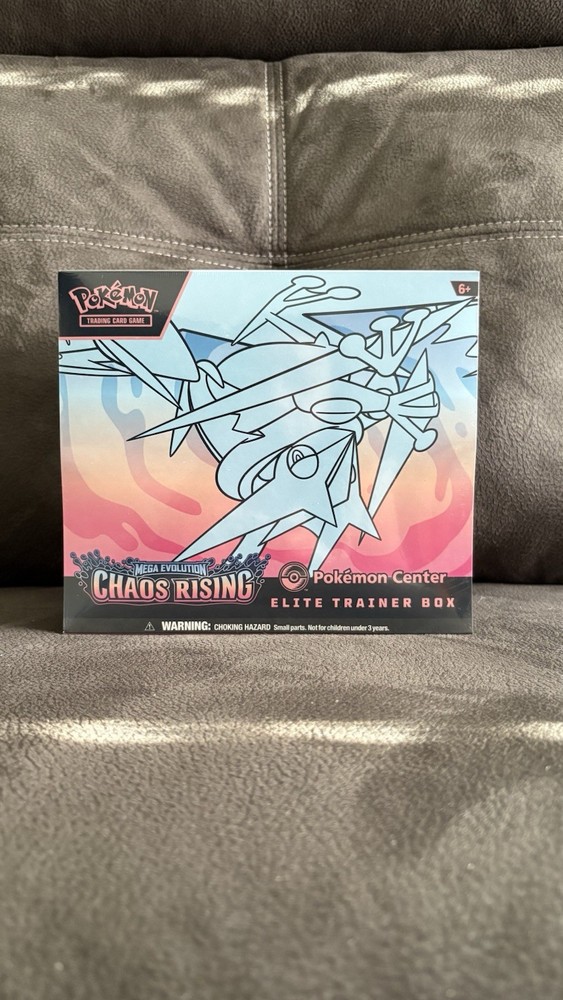 Pokémon TCG Chaos Rising Pokemon Center ETB! Brand New Factory Sealed
