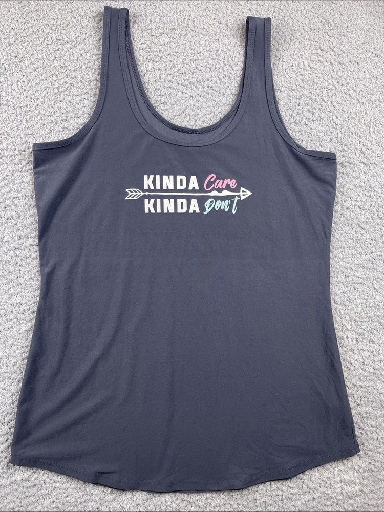 No Boundaries Gray Graphic Tank Top Junior's Size XXL/2XG (19)