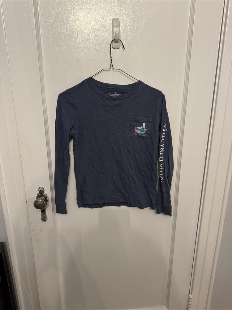 Vineyard Vines Boy’s Long Sleeve Skiing Shirt Size Small