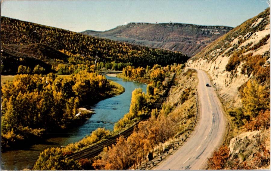 Between Steamboat Springs And Craig Colorado CO : HIGHWAY SCENE m/14 AZ6826