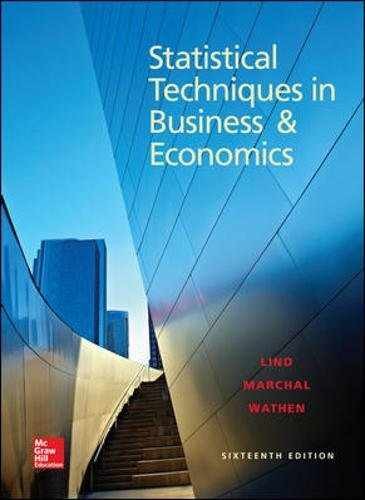 Statistical Techniques in - Hardcover, by Lind Douglas; Marchal - Very Good