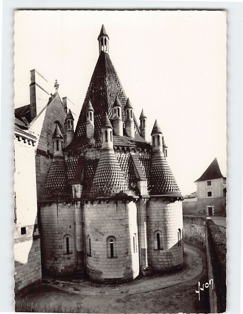Postcard Abbaye Royale de Fontevraud France