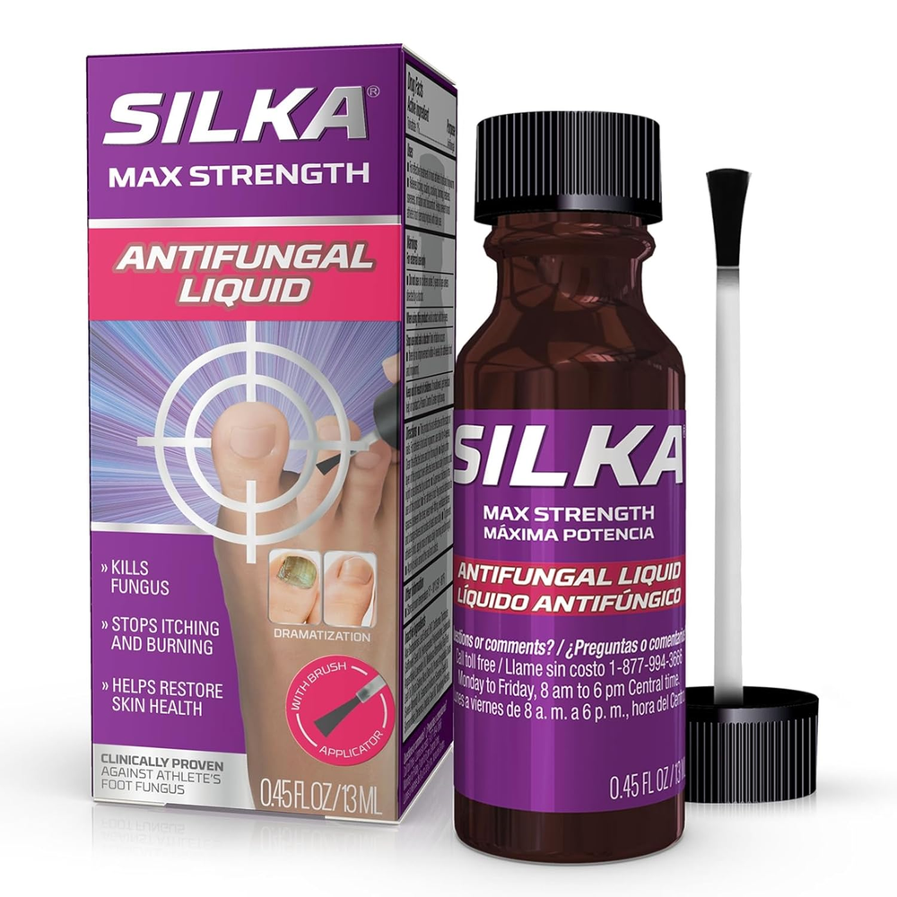 Max Strength Antifungal Liquid for Toenail Health with Brush Applicator