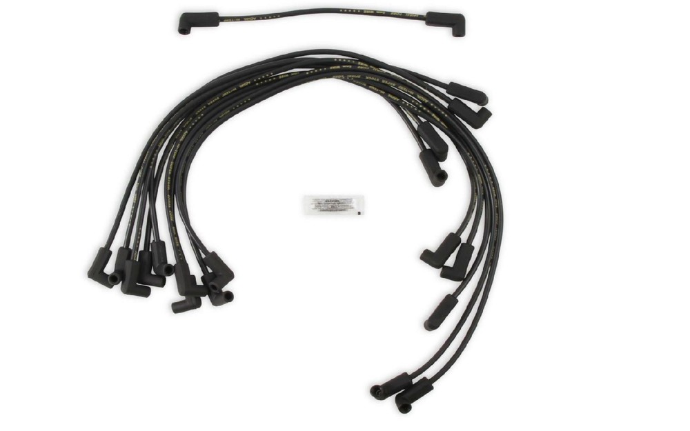 Accel 5114K Black Silicone 8mm Super Stock Spiral Spark Plug Wire Set for Yukon