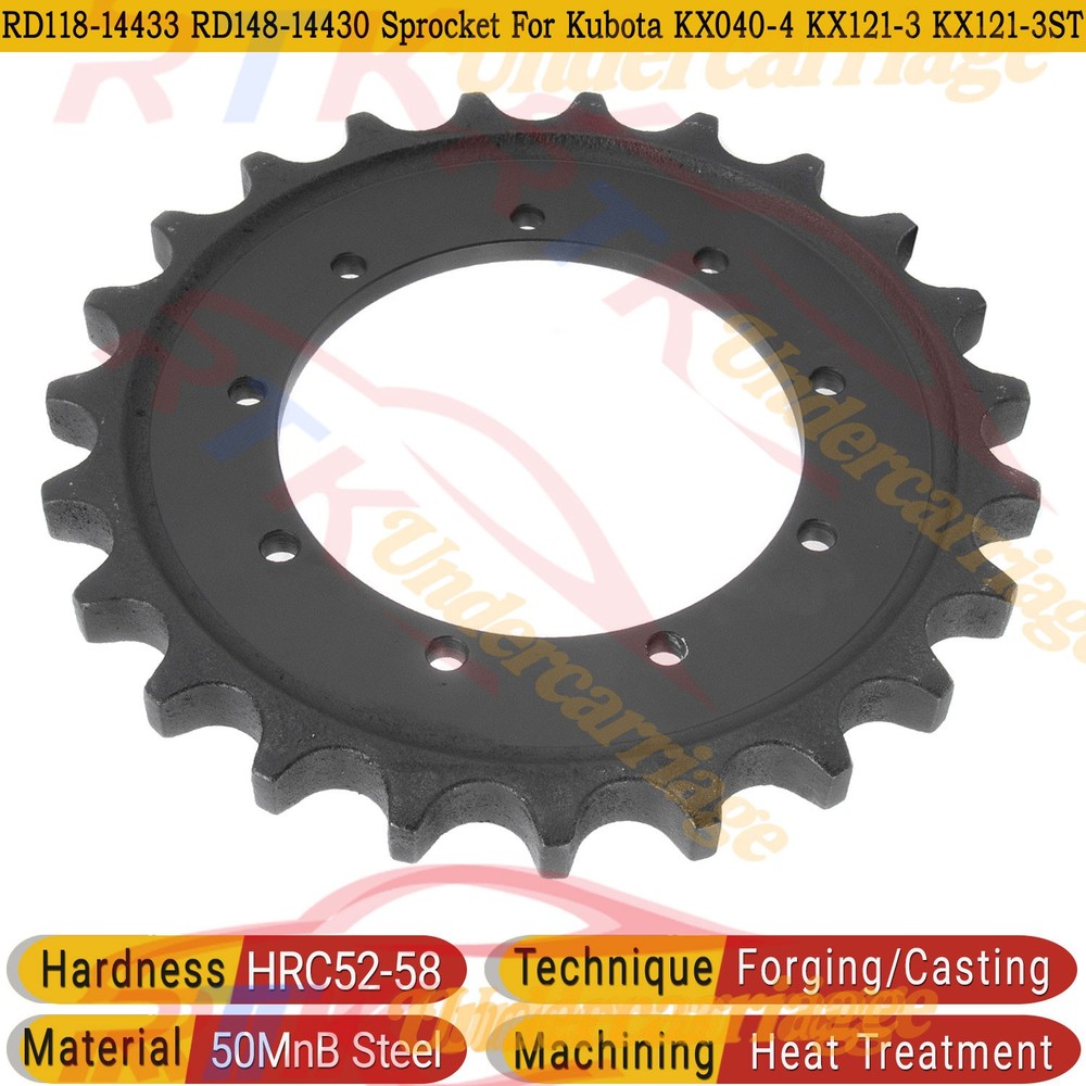 1pc Drive Sprocket 9 Holes 23 Teeth for Kubota KX121-2, KX121-3 RD118-14433.