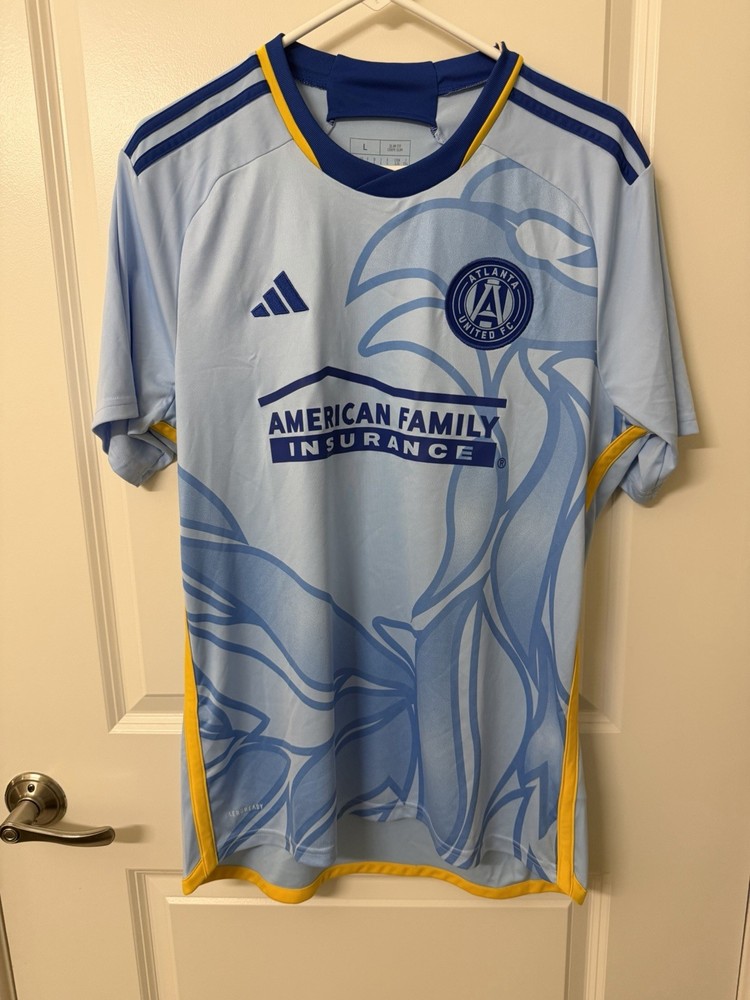 Adidas Men Atlanta United FC 24/25 Away Football/Soccer Jersey Size L NWT MLS