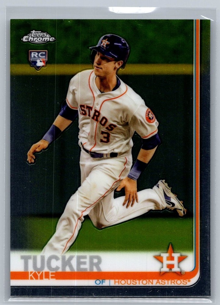 2019 Topps Chrome, Kyle Tucker (RC), Rookie, Card# 39, Houston Astros