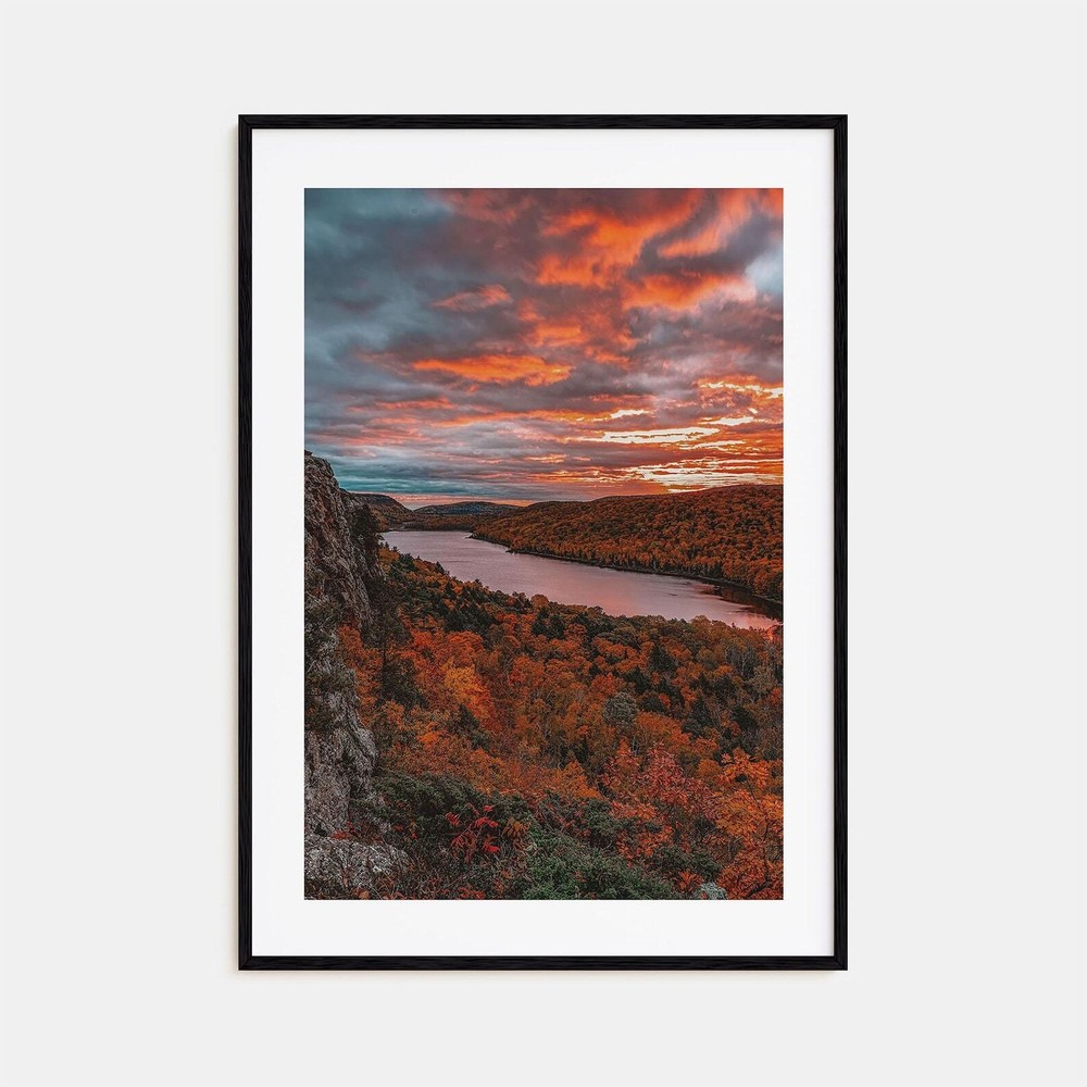 Michigan Colorful Poster Print No 1 Michigan Photo Art Michigan Wall Decor