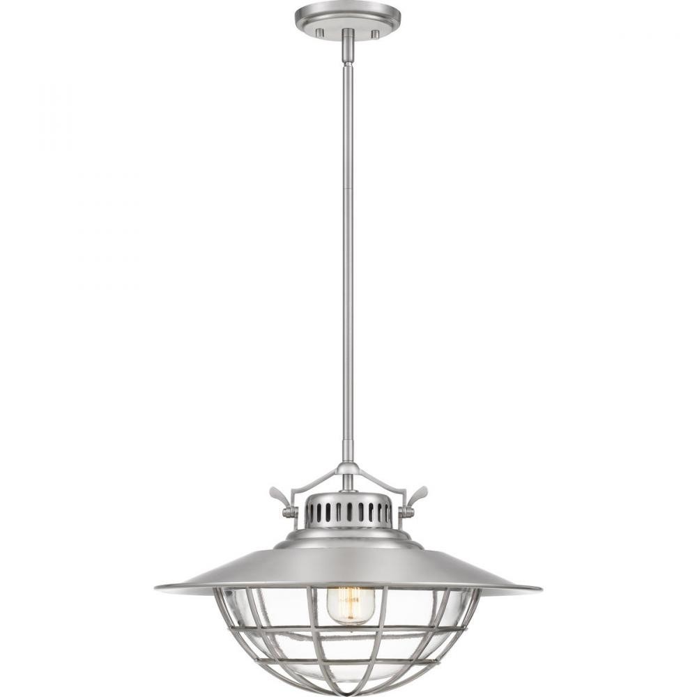 Quoizel Starboard 1 Light 18 Inch Brushed Nickel Pendant Ceiling Light