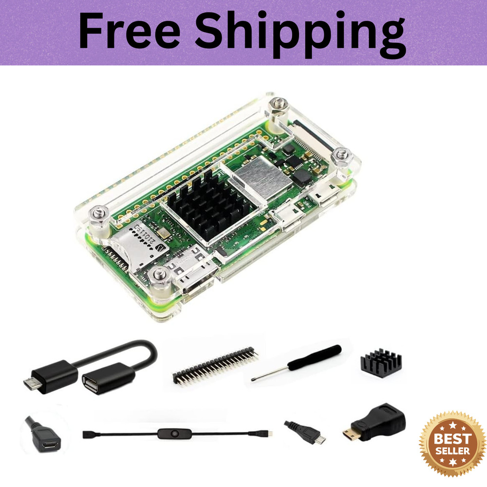Raspberry Pi Zero 2 W Case Kit with Raspberry Pi Zero 2 W Case Power Supply