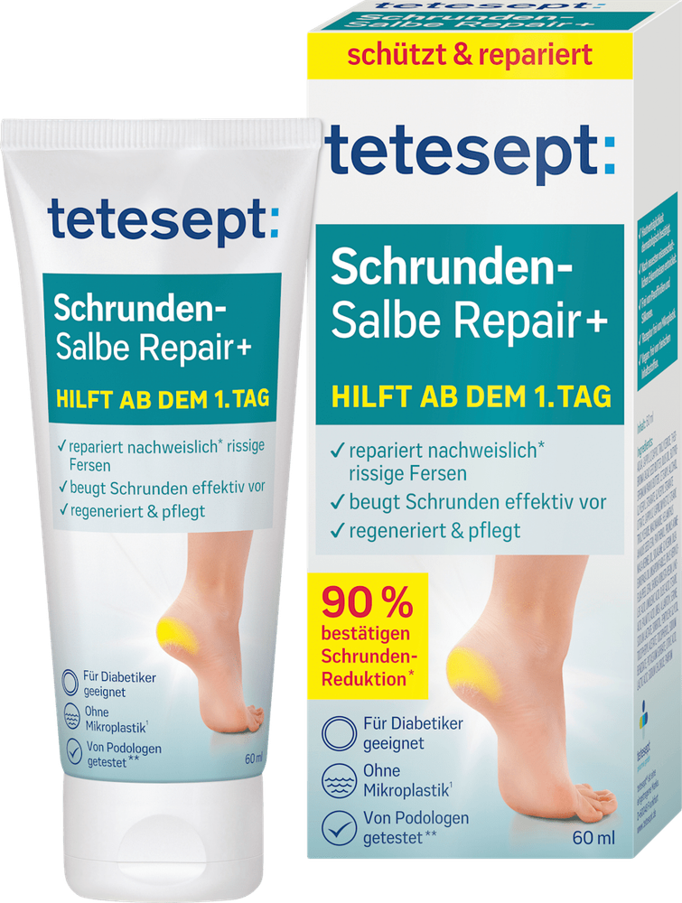 tetesept Foot Cream Repair+, 60 ml