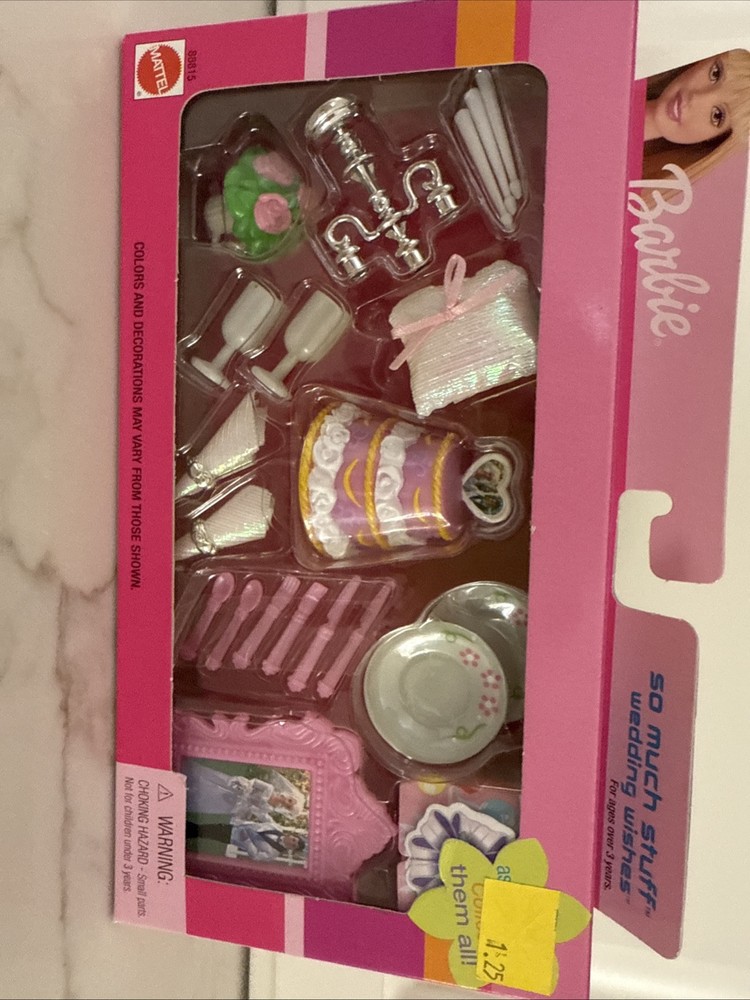 Barbie So Much Stuff Wedding Wishes accessory set (Mattel, 2001, #88815) NEW