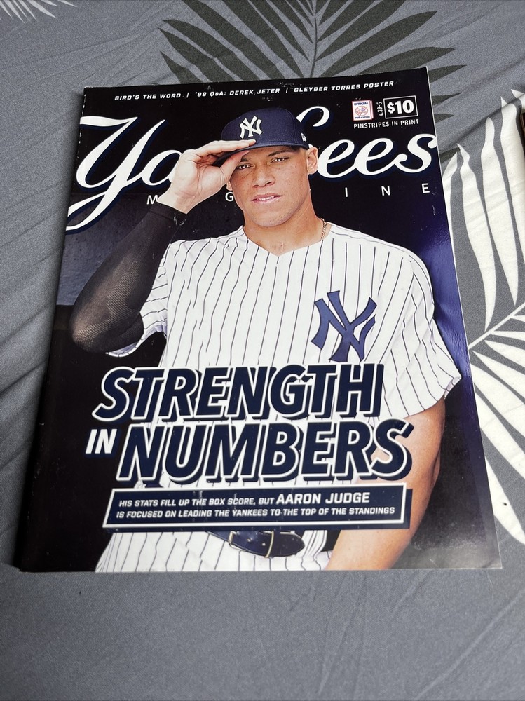 New York Yankees July 2018 Magazine Aaron Judge Cover No Label E-6