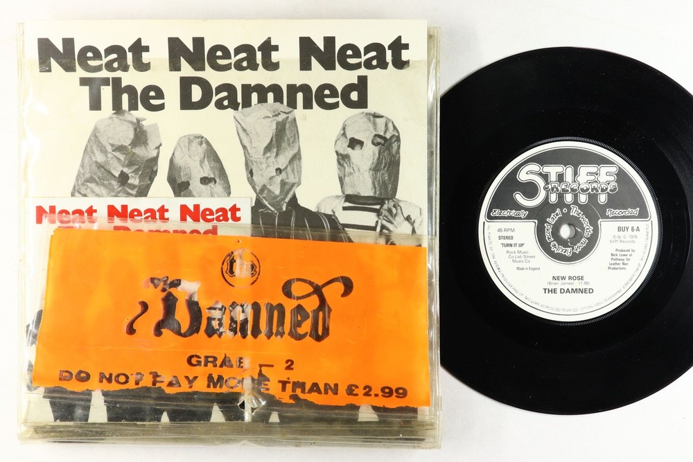 Punk 4x45 - The Damned - Stiff Singles Four Pack - Stiff UK