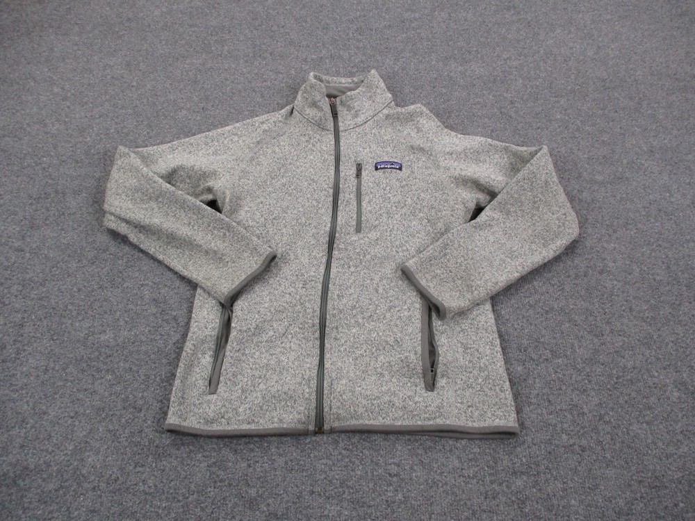 Patagonia Jacket Mens S Gray Fleece Better Sweater Layer Hiking Camping 25527