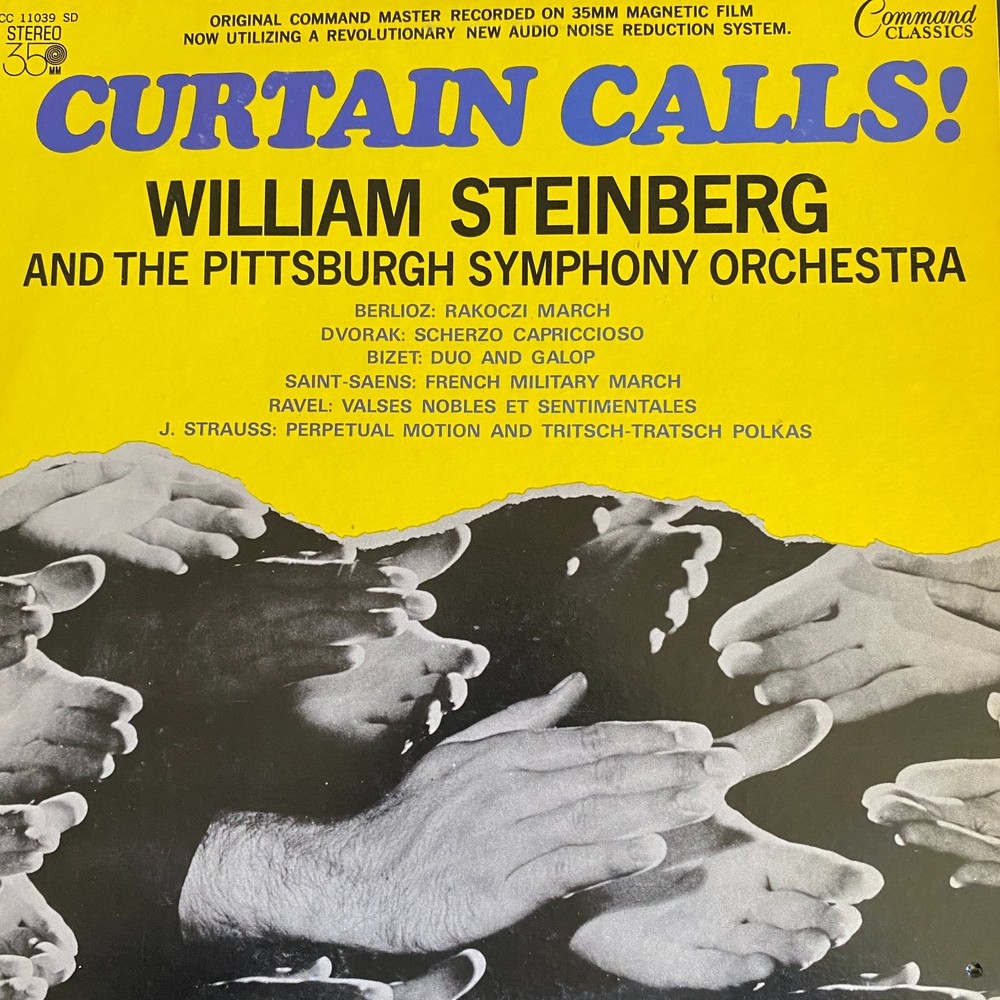 William Steinberg – Curtain Calls! LP Record Command Classics Classical 33 RPM