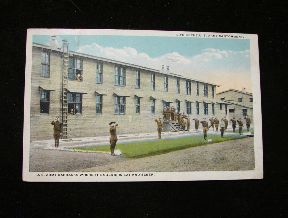 Vtg Ww1 1918 Postcard 