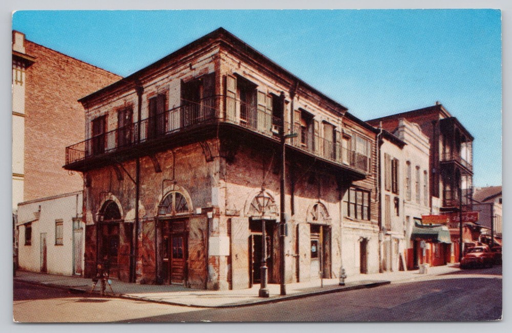 New Orleans Louisiana, Old Absinthe House, Vintage Postcard-image