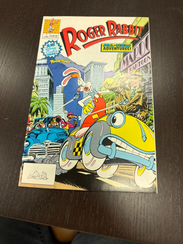 Roger Rabbit Comic #1 1990 9.4 Near Mint Condition
