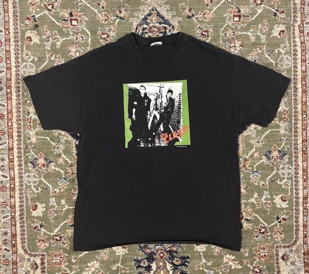 Vintage The Clash Tshirt English Punk Rock Band Faded Men’s Size XL