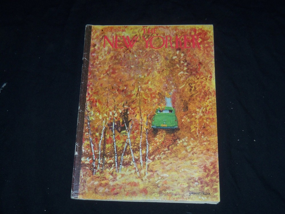 1949 October 15 The New Yorker Magazine - Illustrated Cover - Ny 335
