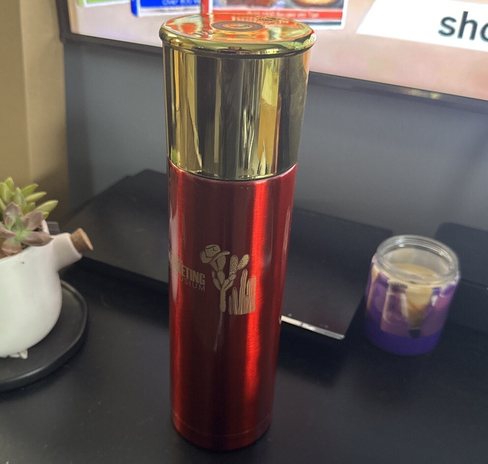 25oz SHOTGUN SHELL THERMO  Hunting Insulated Stainless Steel Mug Flask