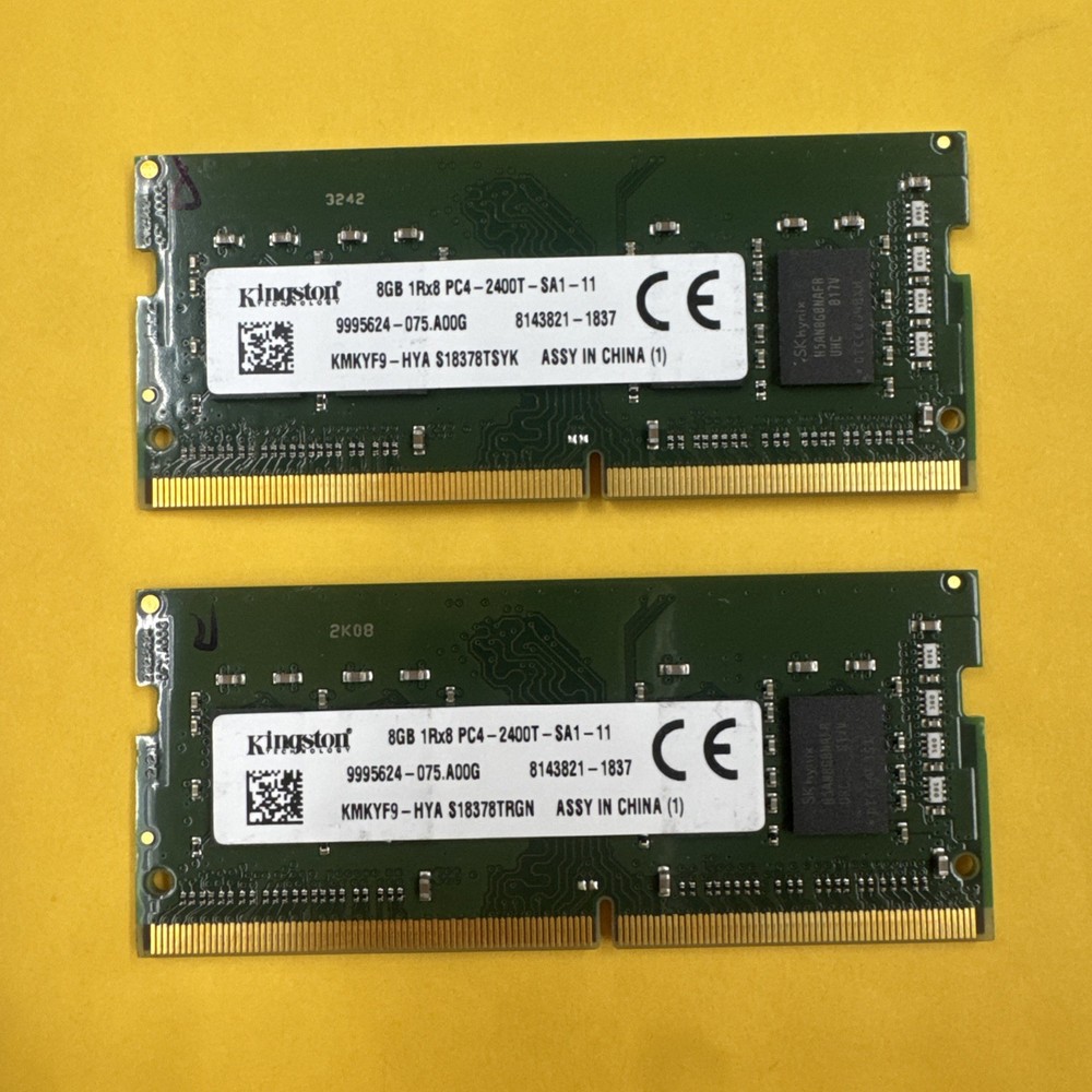 Kingston 16GB (2x8GB) DDR4 SO-DIMM PC4-2400T laptop RAM 02