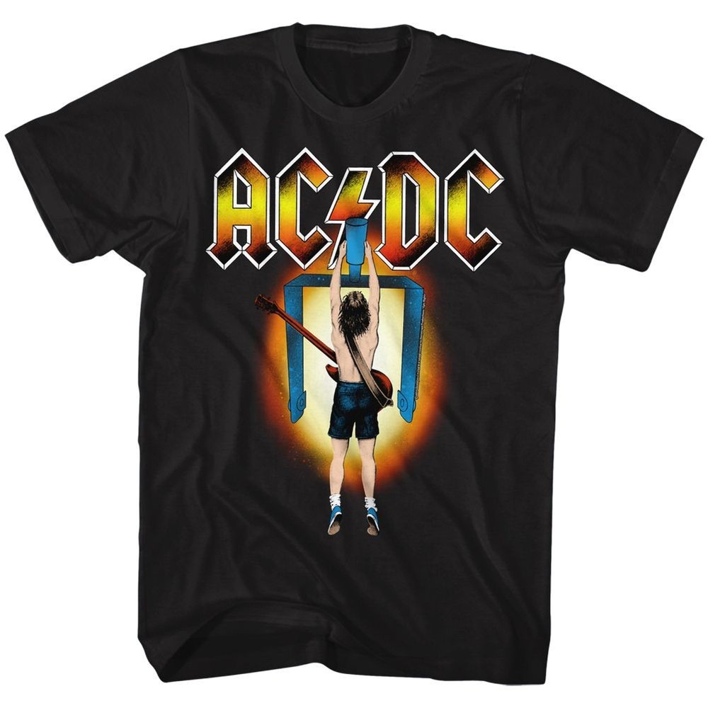 AC/DC Flick Of The Switch Black Rock and Roll Music Band T-Shirt