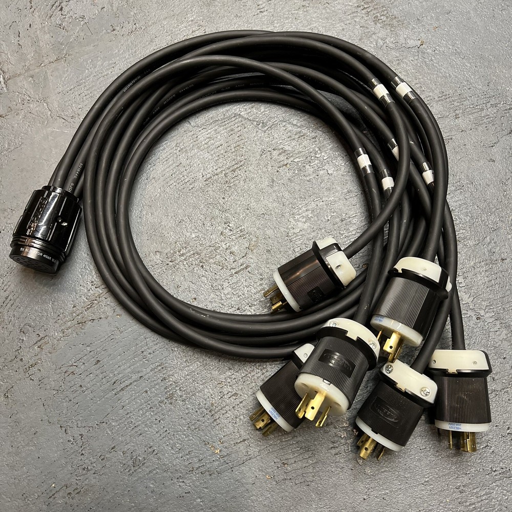 Socapex Power Break-in Cable 19 Pin Female To 6 L620 Male 6 ft Breakin New