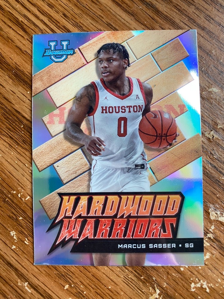 2022-23 Bowman's Best U University MARCUS SASSER #30 Hardwood Warriors Insert