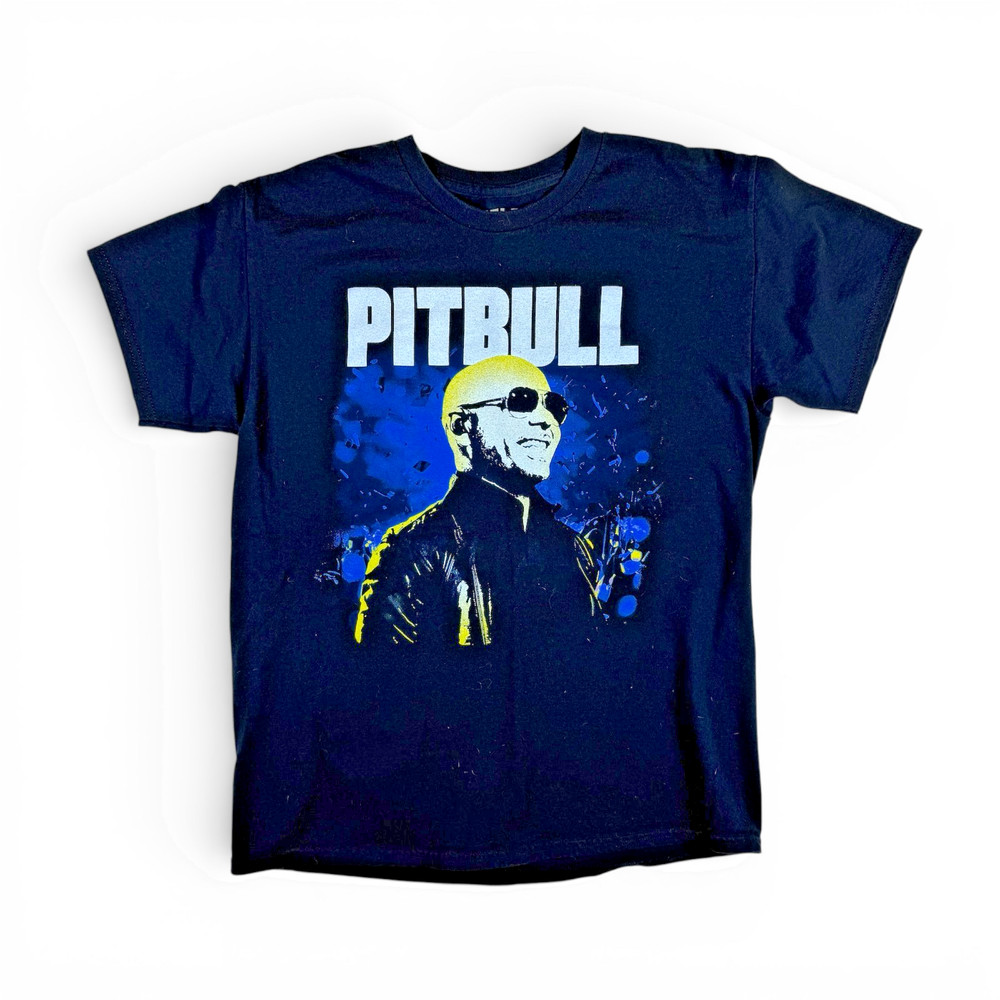 Pitbull - Party After Dark Tour 2024 'Black' Tee / Size Large / Timeless T-Shirt