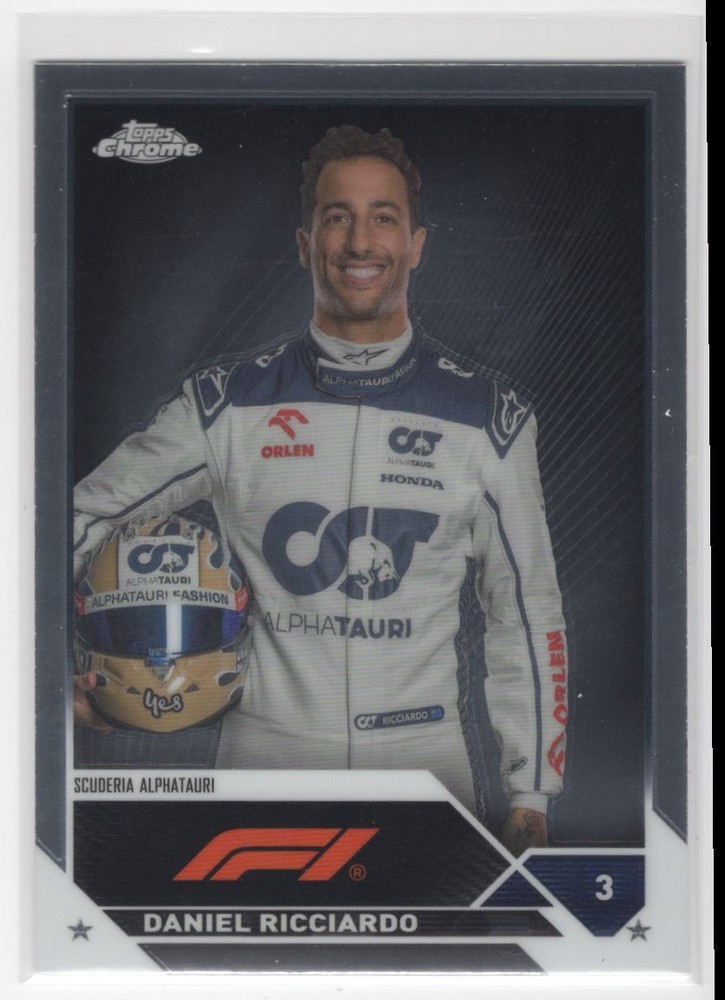 2023 Topps Chrome Formula 1 Daniel Ricciardo Scuderia AlphaTauri #69