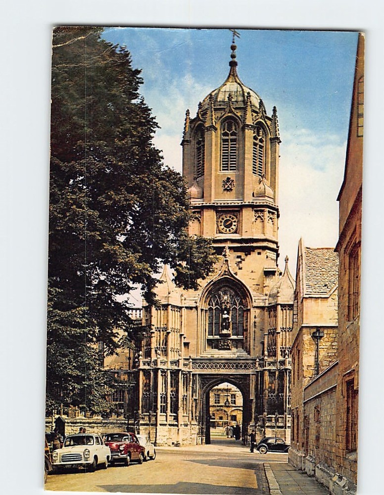 Postcard Tom Tower Christ Church Oxford England