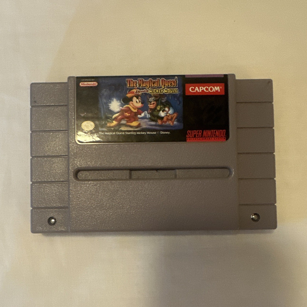 Capcom The Magical Quest Starring Mickey Mouse for Nintendo SNES