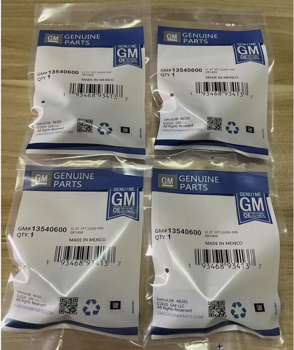 4-Pack OEM 13540600 TPMS Sensors for Buick Cadillac Chevy Tires