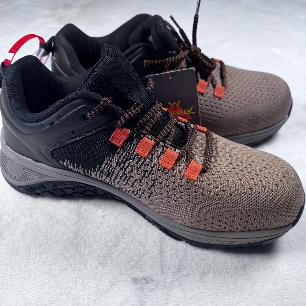 Thorogood Work Shoes Mens Size 10 Brown Black 809-4100 Safety Toe Athletic ASTM